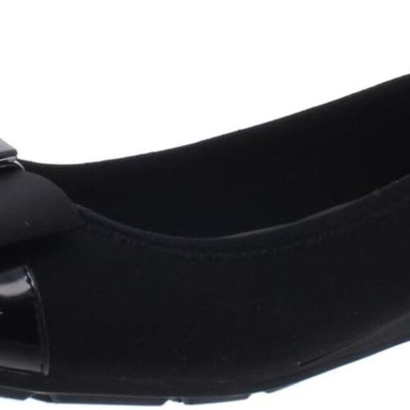 Shoes - Women’s Slip-On Ballet Flats Rubber Sole Breathable Textiles Size 10 Black
